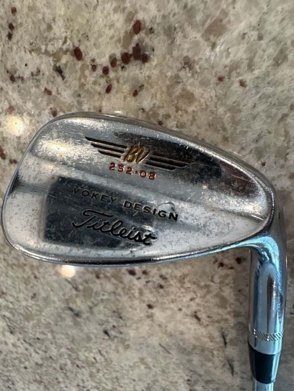 Titleist Vokey Design Chrome 252.08 52 Degree Gap Wedge Right Handed Steel Shaft